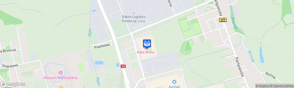 Static Map of Itaka Arena