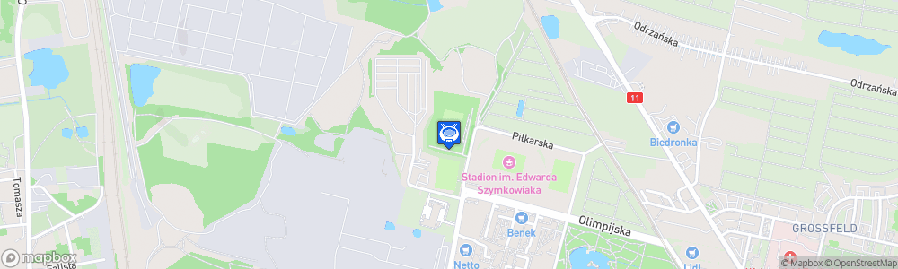 Static Map of Boisko ul. Pilkarska 8