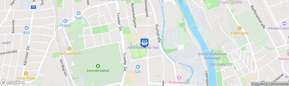 Static Map of Murauer-Bier-Arena