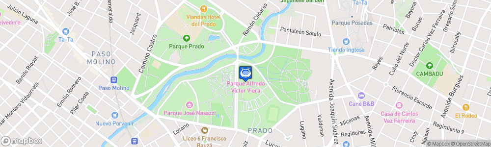 Static Map of Estadio Alfredo Víctor Viera