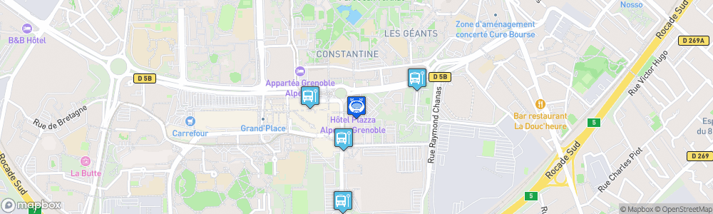 Static Map of Patinoire Polesud