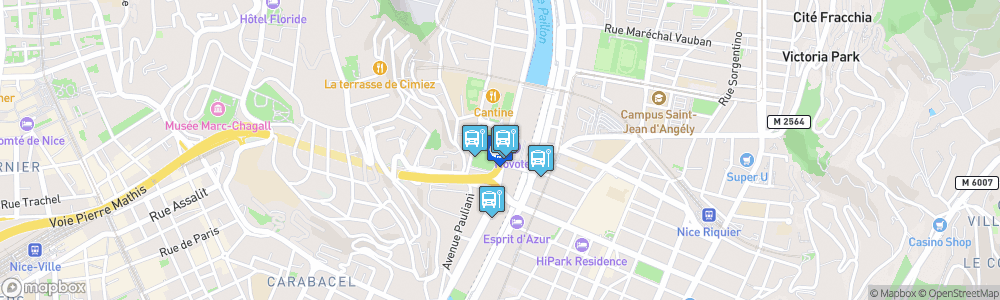 Static Map of Palais des sports Jean-Bouin