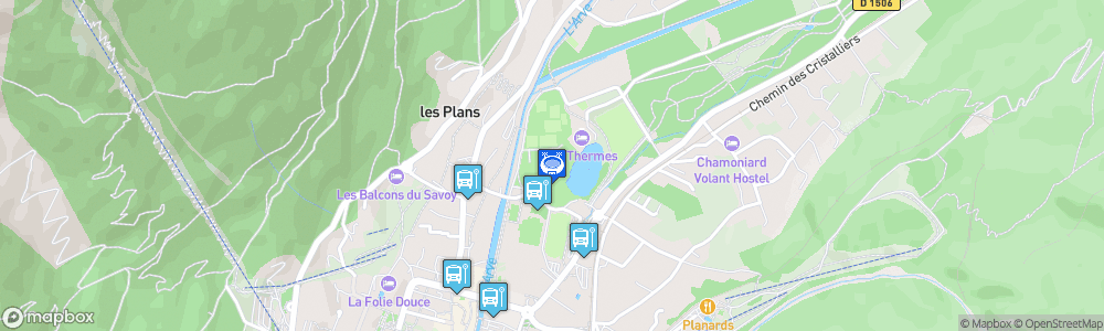 Static Map of Patinoire du centre sportif Richard-Bozon