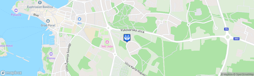 Static Map of Žatika Sport Centre