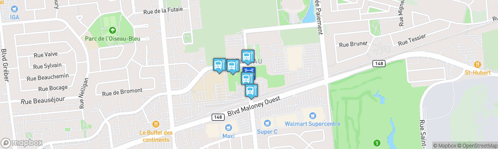 Static Map of Arena de Gatineau