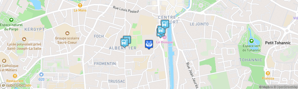 Static Map of Stade de la Rabine