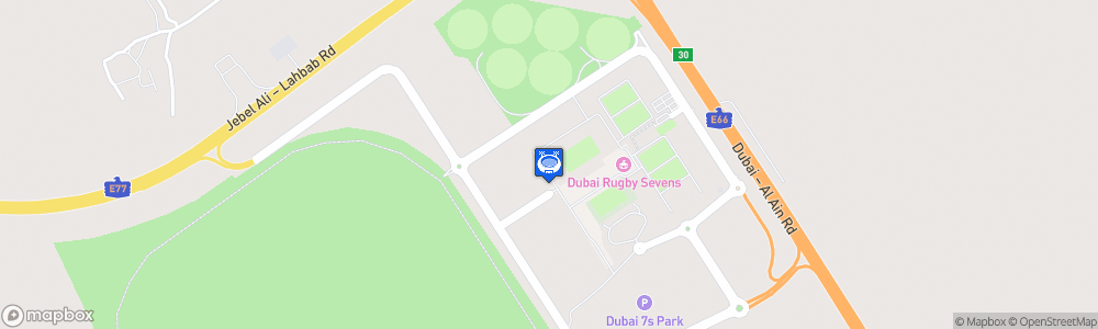 Static Map of The Sevens Stadium