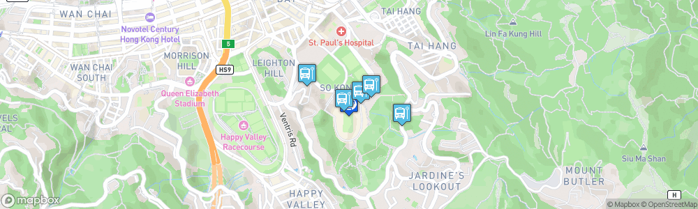 Static Map of Hong Kong Stadium