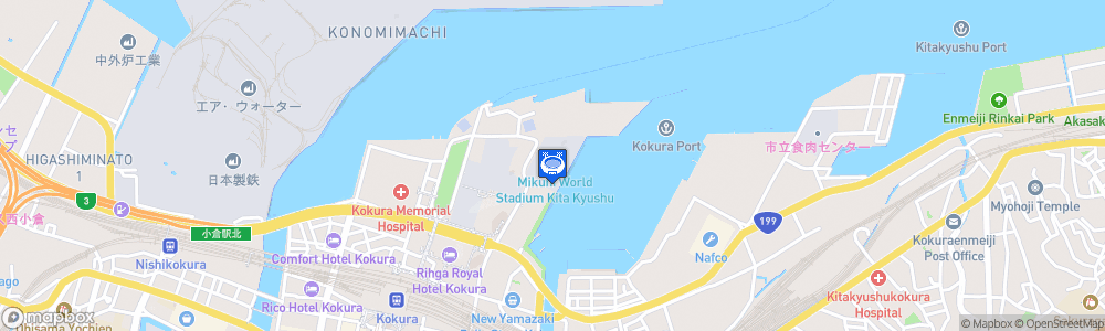 Static Map of Mikuni World Stadium