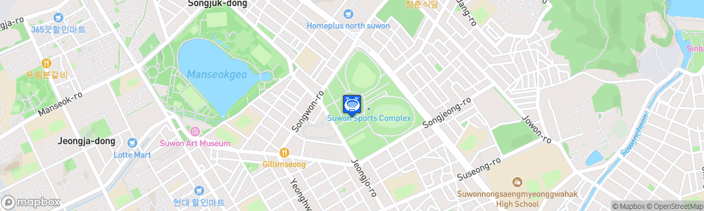 Static Map of Suwon Gymnasium