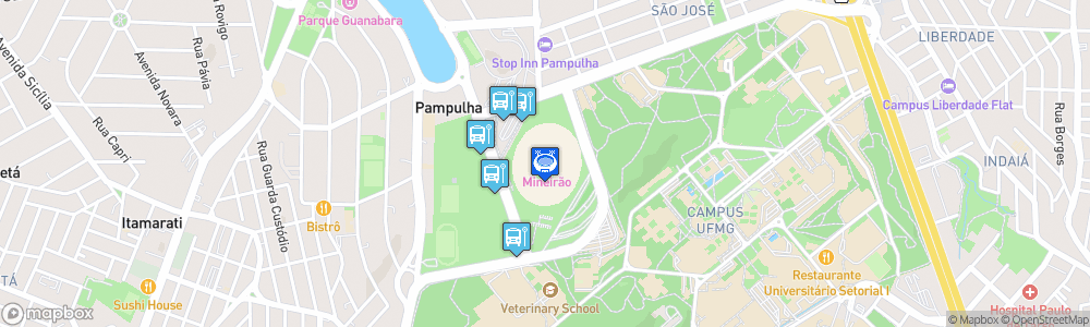 Static Map of Estadio Mineirao