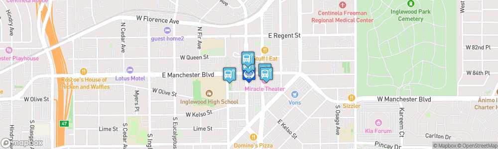 Static Map of Intuit Dome