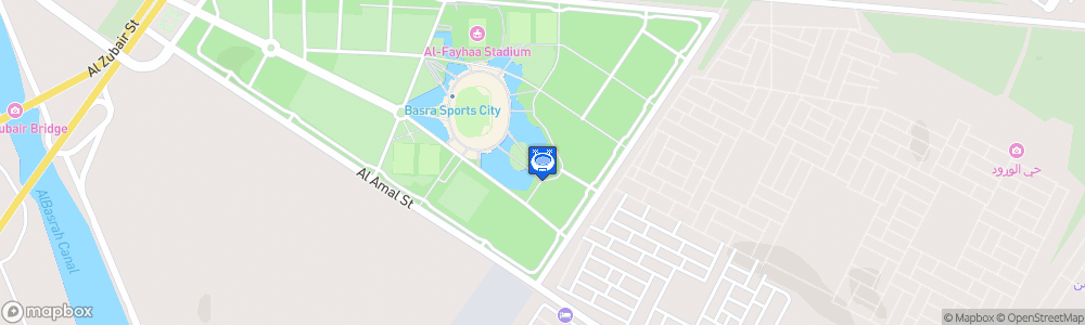 Static Map of Basra Sports City