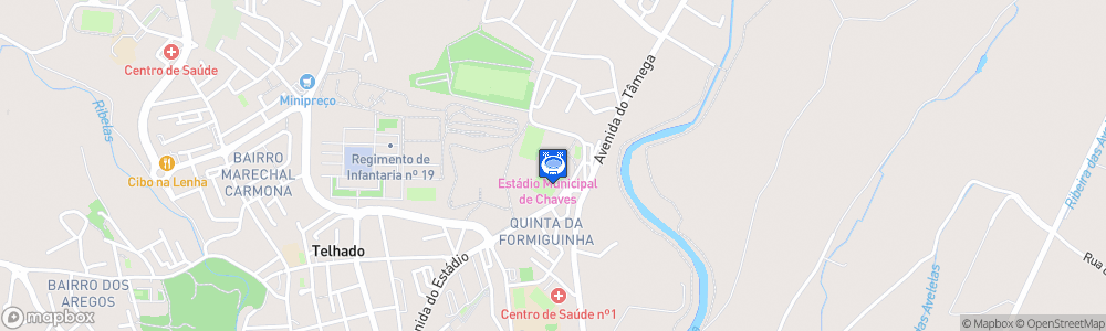 Static Map of Estádio Municipal Eng. Manuel Branco Teixeira