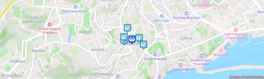 Static Map of Estádio do Marítimo