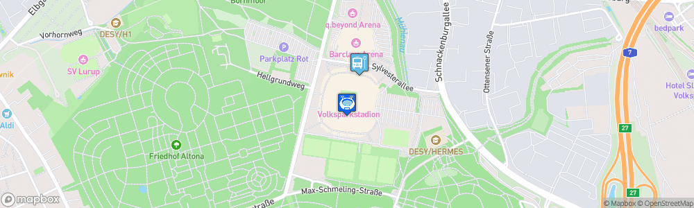 Static Map of Volksparkstadion