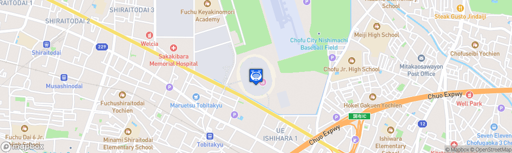 Static Map of Ajinomoto Stadium