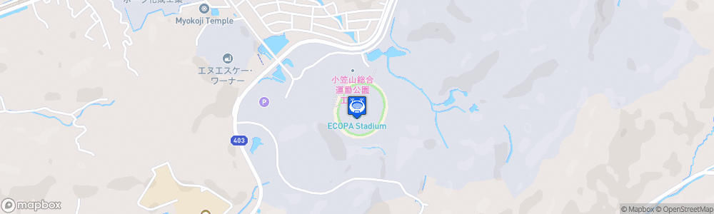 Static Map of Shizuoka Stadium ECOPA