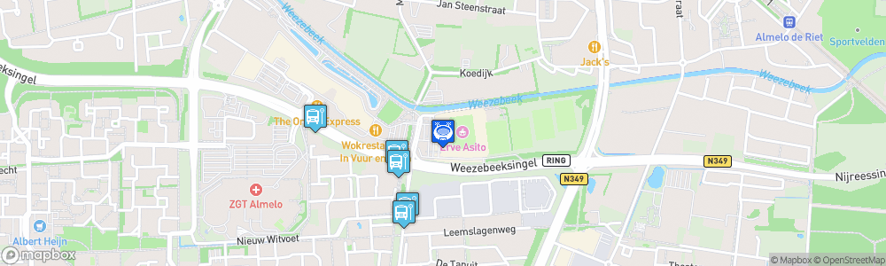 Static Map of Polman Stadion